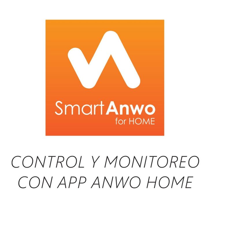 Estufa Eléctrica Anwo Panel Convectivo HOM2000PWF 2000W C/Wifi Programable-6