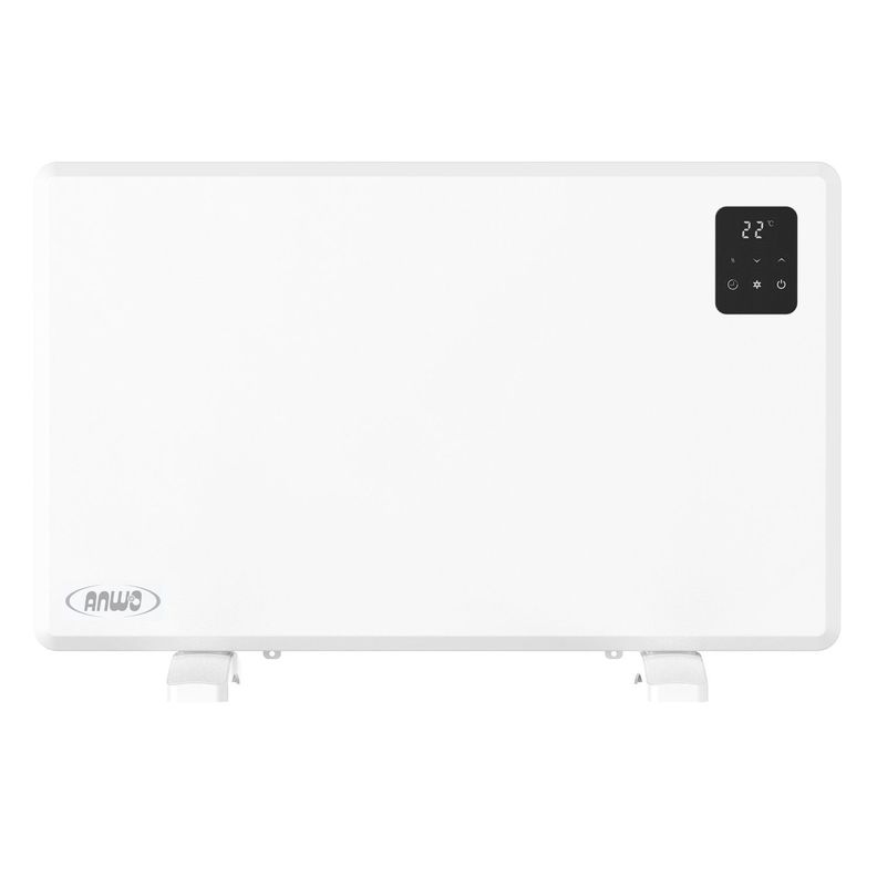 Estufa Eléctrica Anwo Panel Convectivo Liso NDFL.1200A 1200W C/Wifi-1