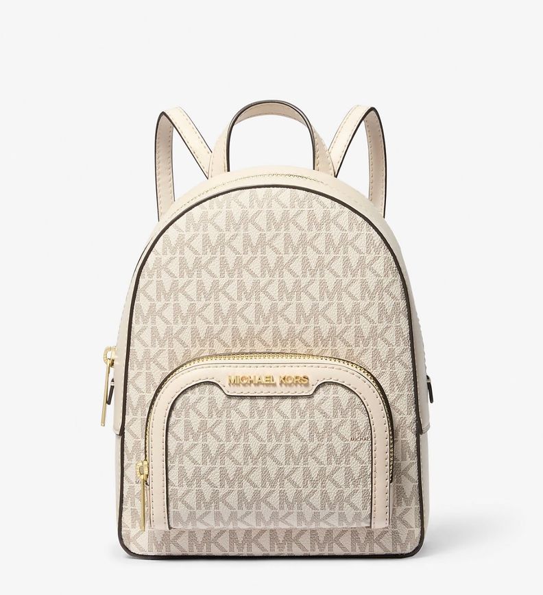 Mochila Mini Michael Kors Jaycee Crema