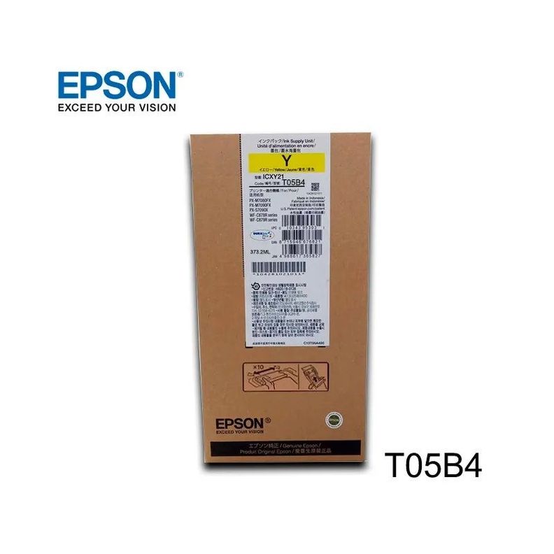 Tinta Epson T05B4 Amarilla Para Impresoras C878R C879R-1