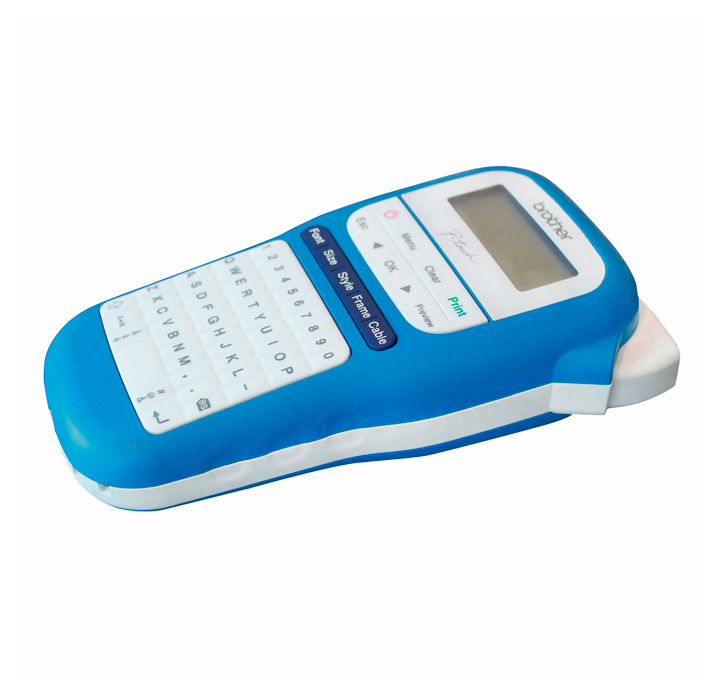 Rotuladora Portátil Brother PT-H110BW Azul-1