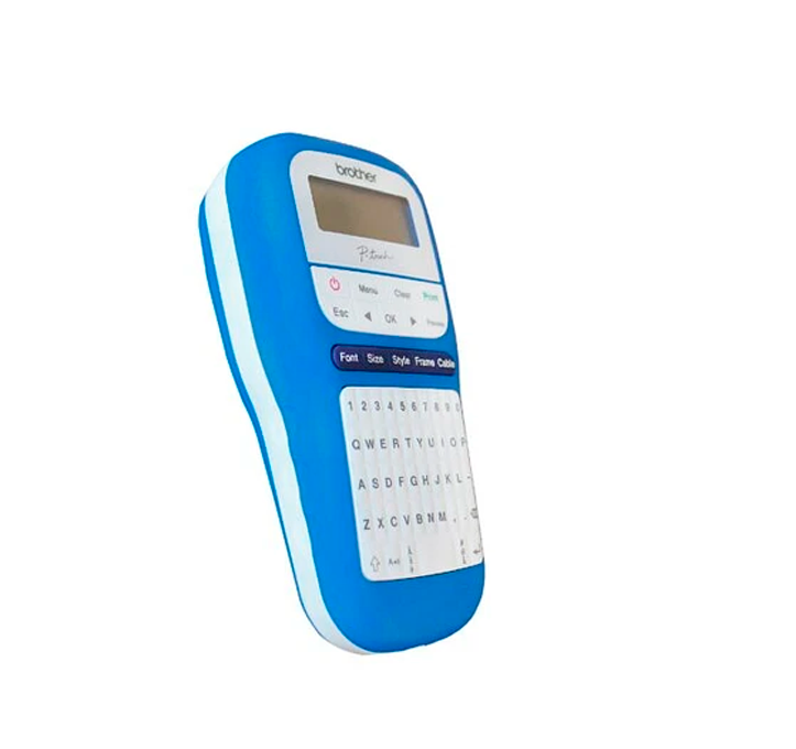 Rotuladora Portátil Brother PT-H110BW Azul-2