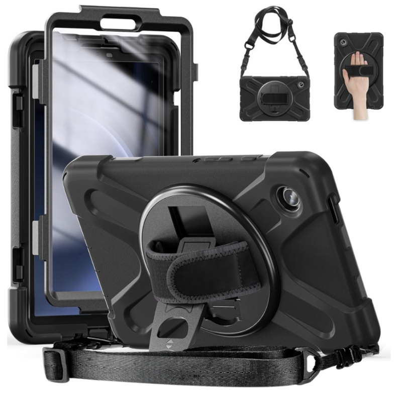 FUNDA TABLET SAMSUNG GALAXY TAB  A9 SM-X110 SM-X115 NEGRO-2