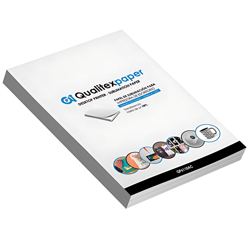 PAPEL DE SUBLIMACION QUALITEX FAST DRY 100GRS A4 110 UN.-0