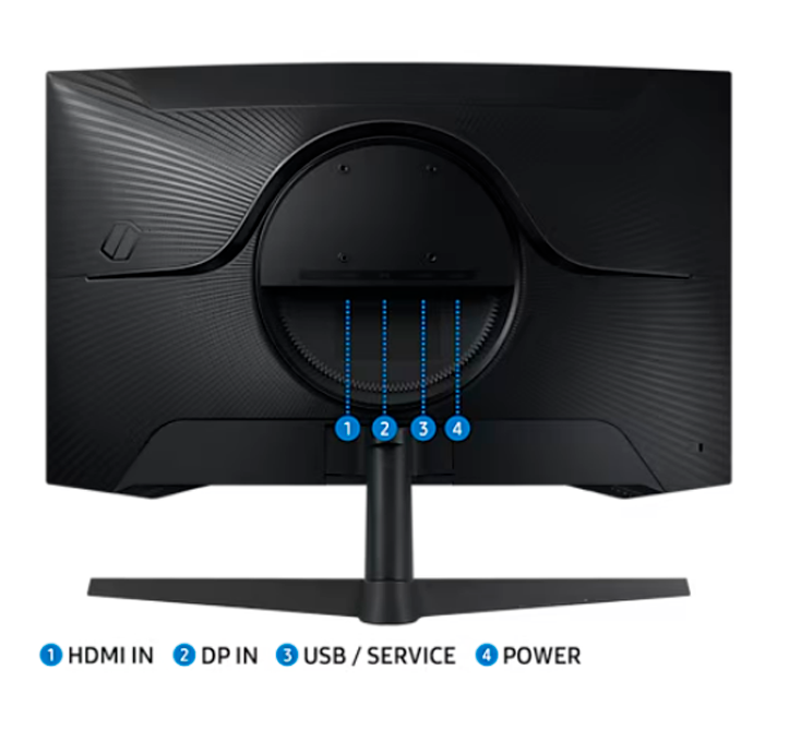 Monitor Gamer Samsung Curvo 27" Odyssey G5 165Hz 1MS HDMI DP-4