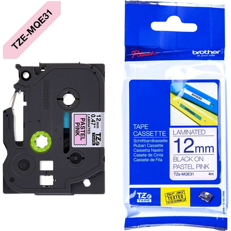 Etiquetas Brother TZe-MQE31 12MM-1