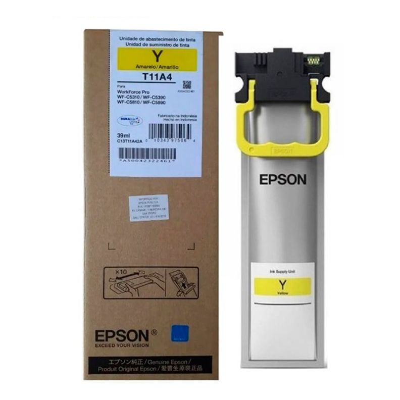 Cartucho De Tinta Epson T11A4 Amarillo 39ML-1