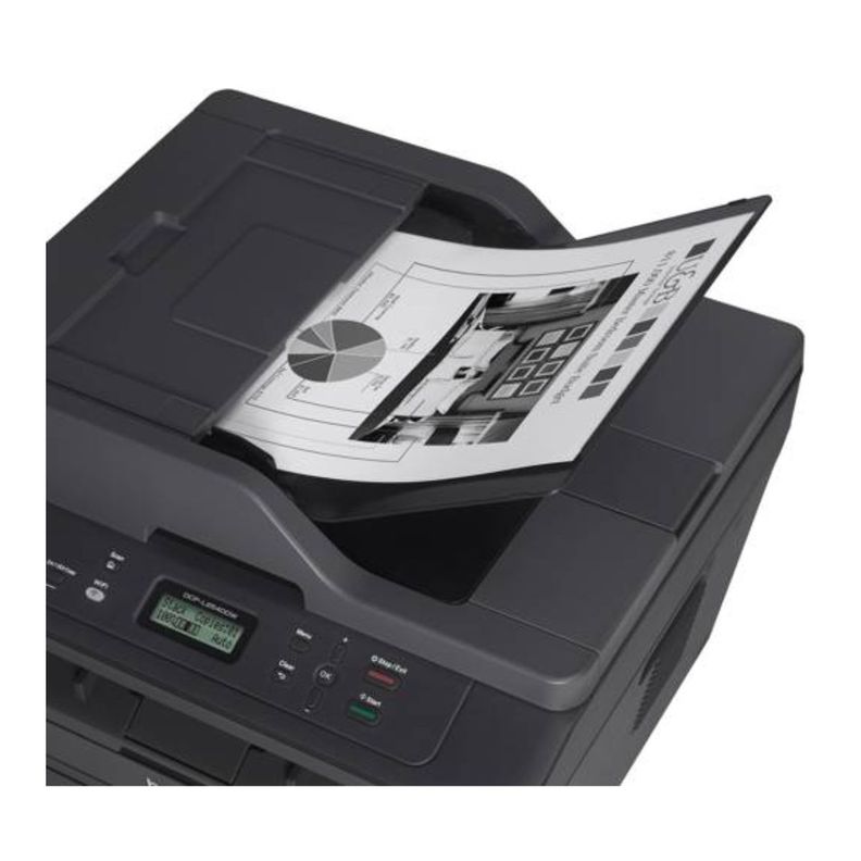 Impresora multifuncional láser dcp-l2540dwtn mono wifi-2