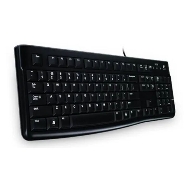 Teclado Logitech K120  alámbrico negro-0