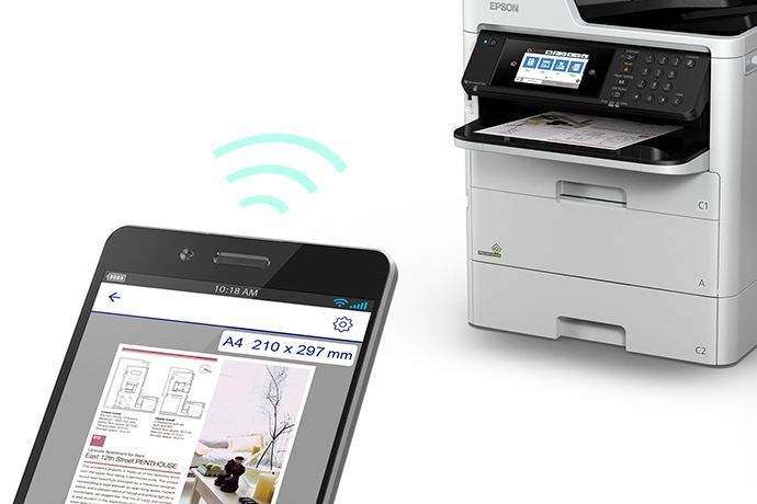 Impresora Multifuncional Workforce Pro WF-C579R Blanca-1
