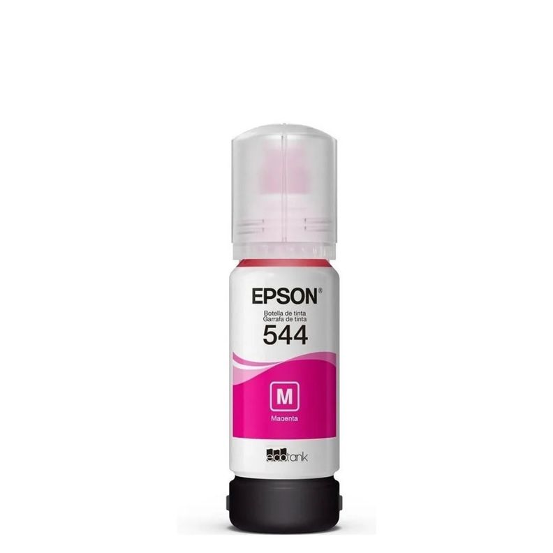 Botella De Tinta Epson T544 Color Magenta De 65 Ml-0