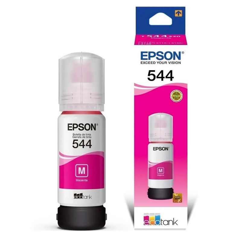 Botella De Tinta Epson T544 Color Magenta De 65 Ml-1