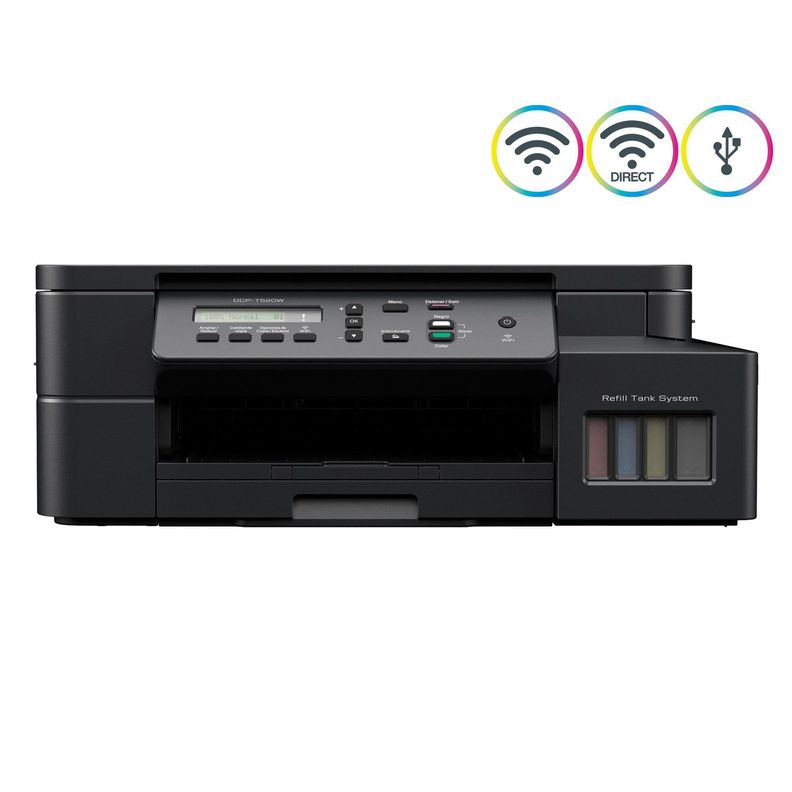 Impresora Multifuncional Wifi T520w Inkbenefit Tank-2