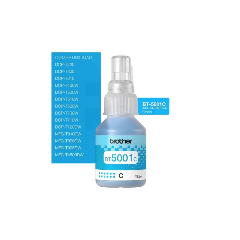 Botella de tinta Cyan BT5001C-1