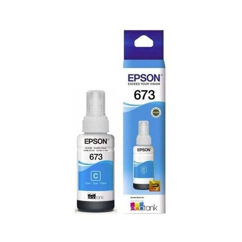 Tinta Epson T673 Cian-1