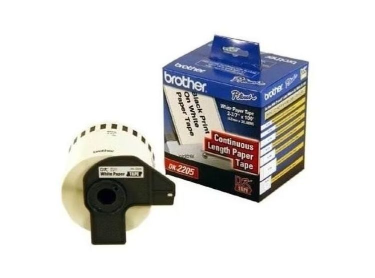 Rollo de etiquetas continuo DK-2205 62 mm-1