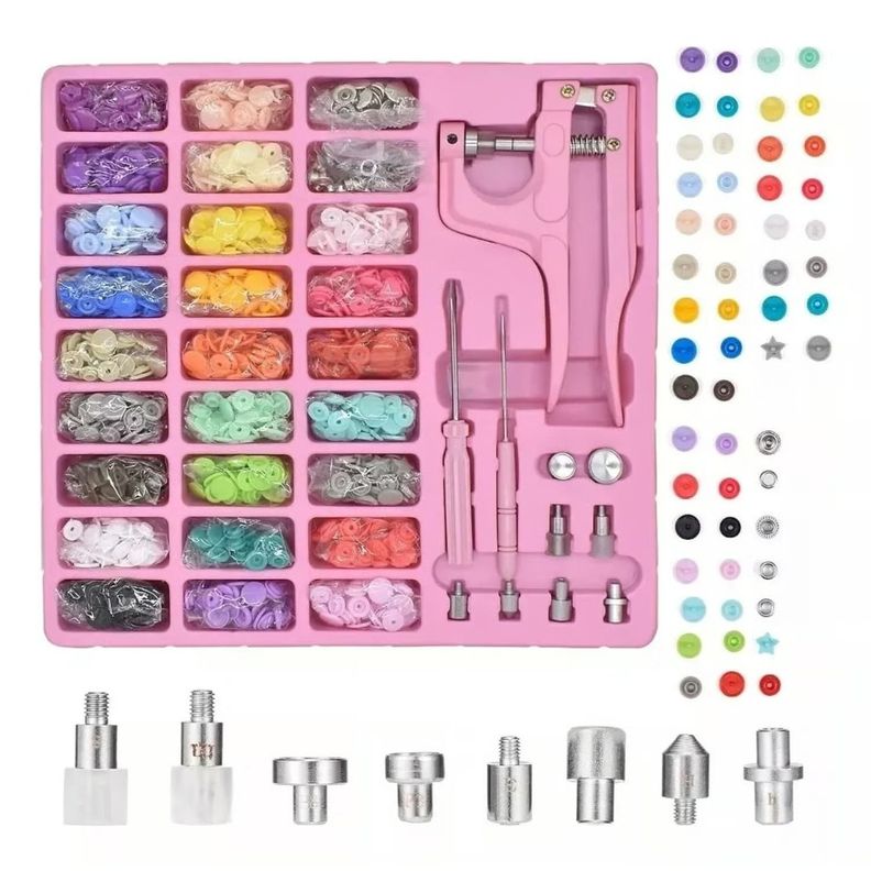 Pinza Remachadora Para Broches Plasticos Snap Mas 270 Broche-0