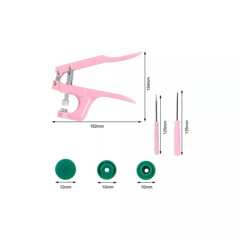 Pinza Remachadora Para Broches Plasticos Snap Mas 270 Broche-4