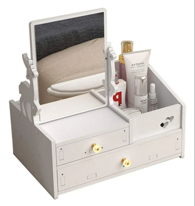 Organizador de Maquillaje Con Espejo-1