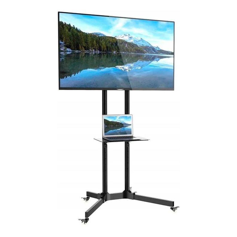 Soporte Tv 32 A 65 pulgadas Pedestal Ruedas Soporte Stand Móvil-1
