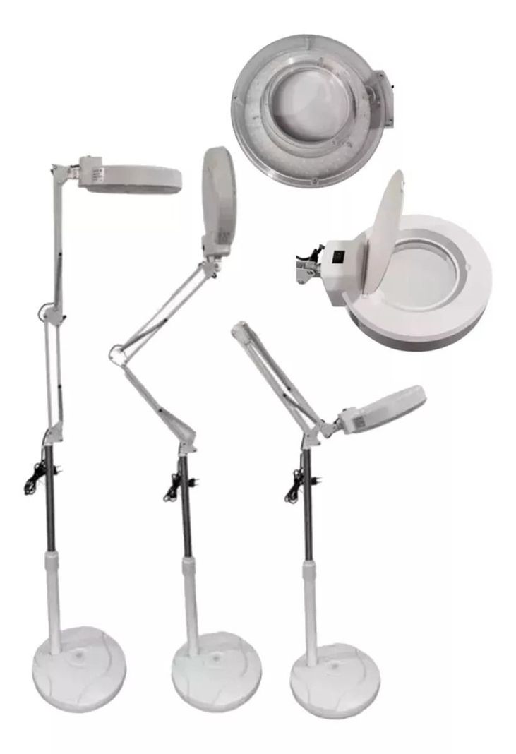 Lampara con lupa y Luz Fría Lupa Led Con Pedestal-0