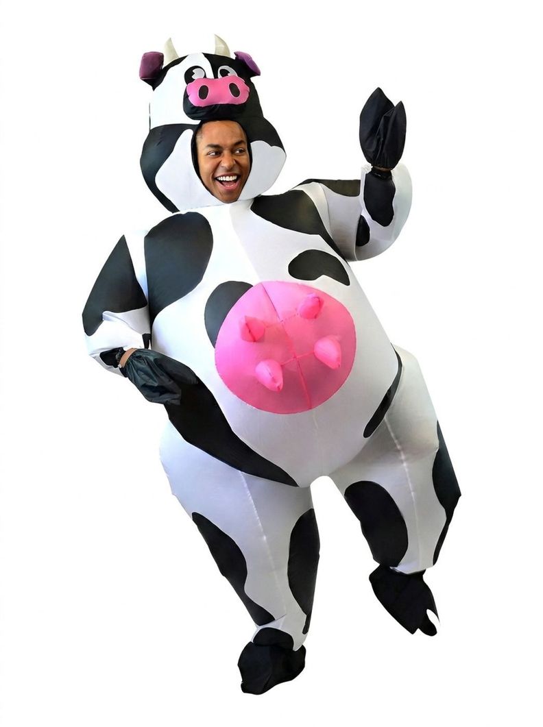 Disfraz Inflable De Vaca Niño 120-150CM