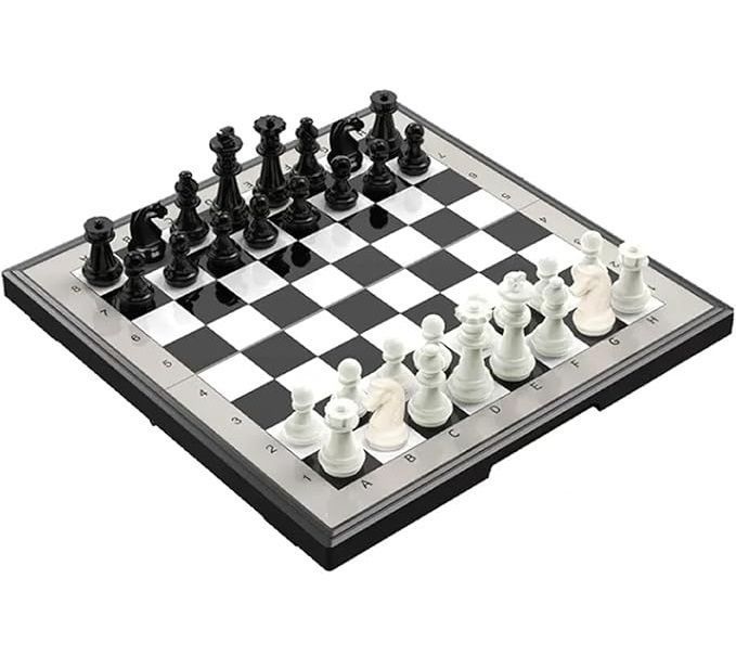 Juego De Ajedrez Magnético Tablero Plegable 25x25-0