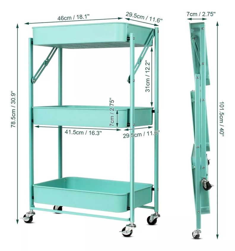 Caja Almacenamiento Organizador 3 Nivel plegable -2