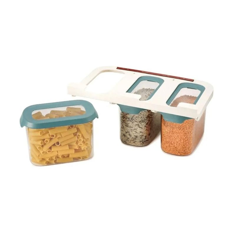 Pack 3 Contenedores Organizador Refrigerador Plástico