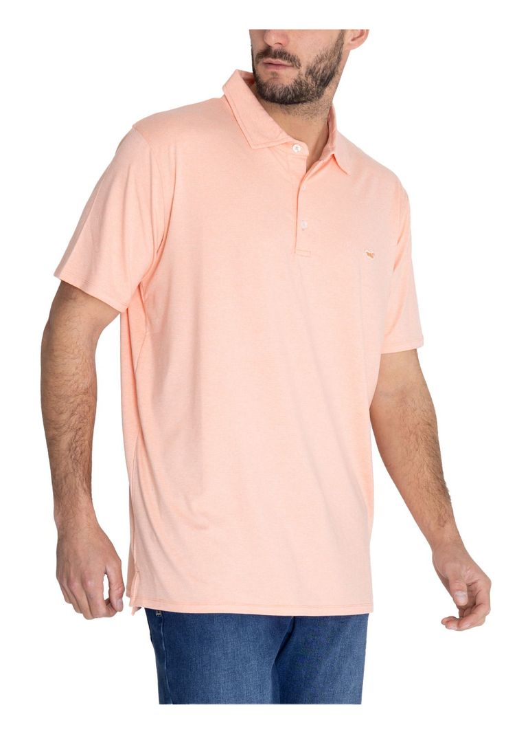 Polera Fibras Reciclada Naranja Frateli Hombre -4