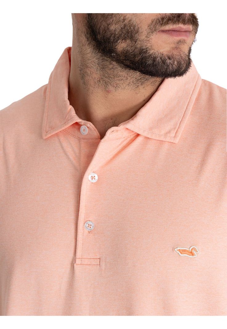 Polera Fibras Reciclada Naranja Frateli Hombre -6
