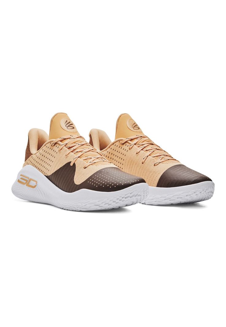 Zapatilla UA Curry 4 Low Flotr Cc Unisex Amarillo-5
