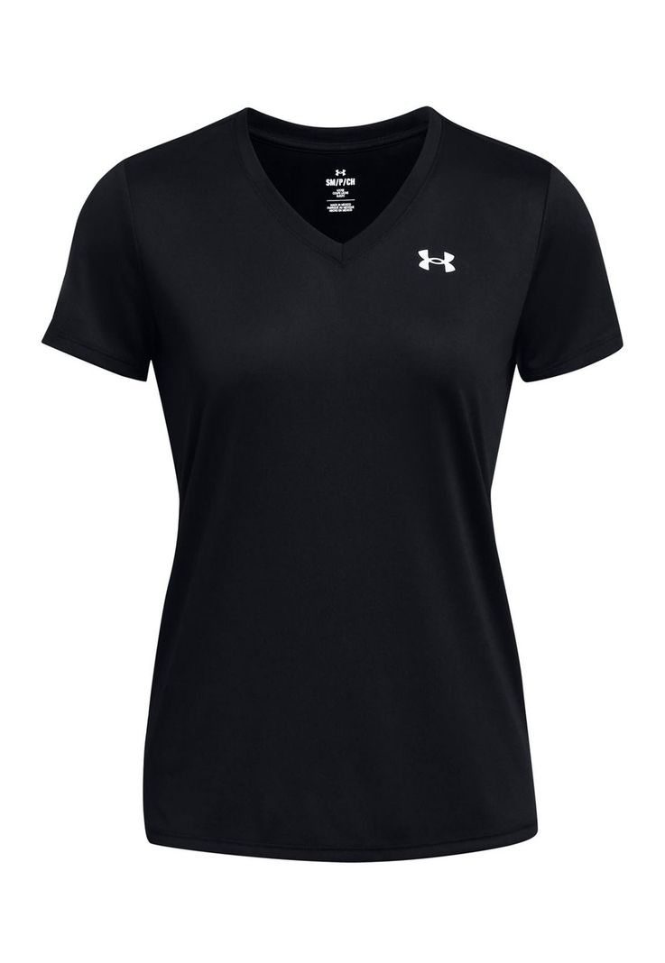 Polera manga corta Tech para mujer Negro-0
