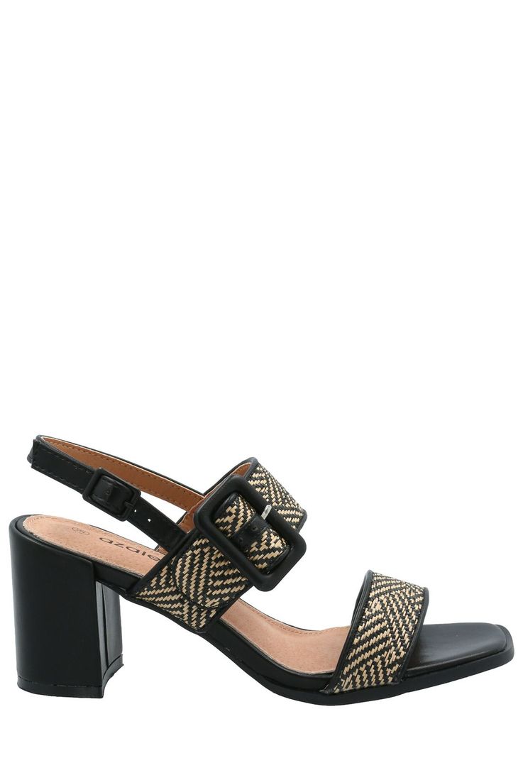 Sandalia Mujer Jamino Negro -1