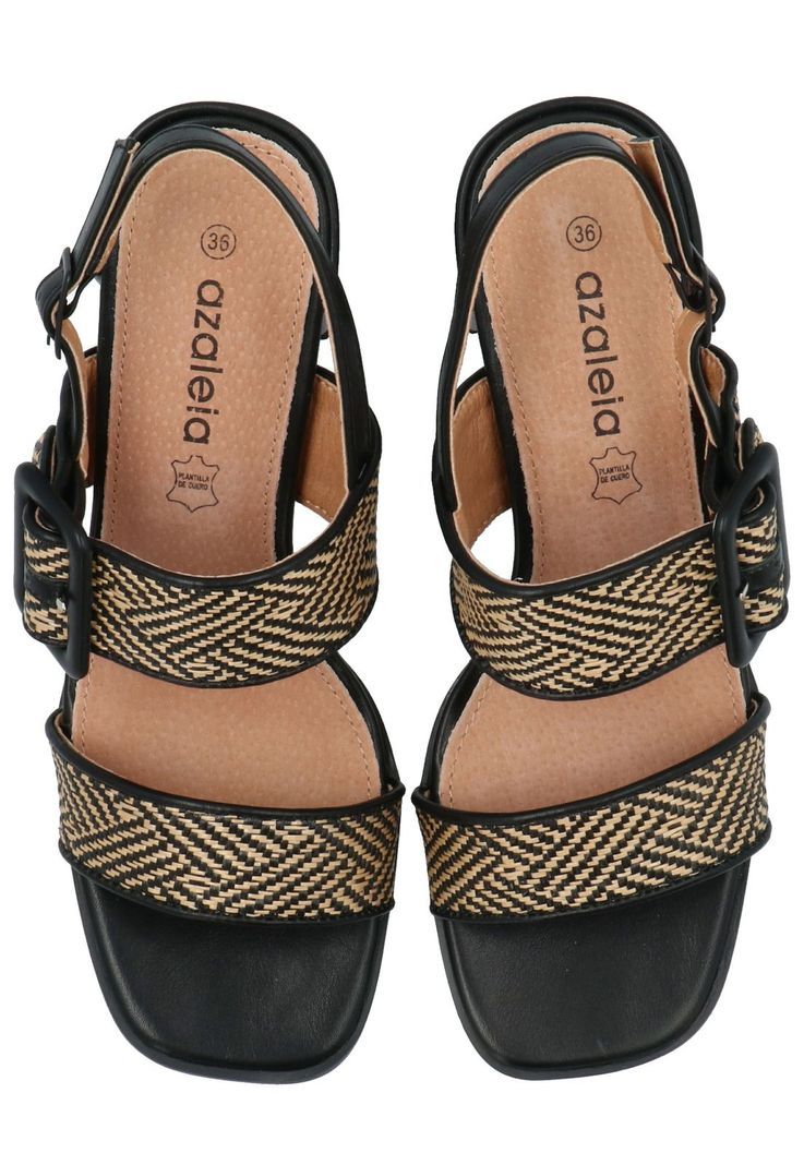 Sandalia Mujer Jamino Negro -6