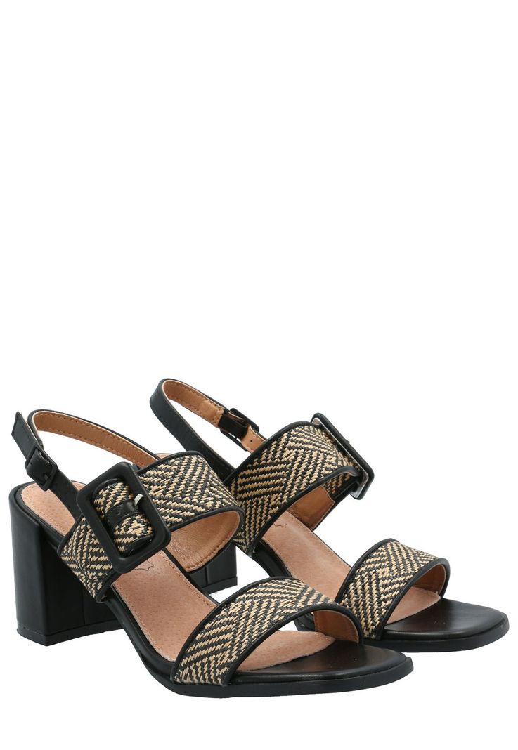 Sandalia Mujer Jamino Negro -7