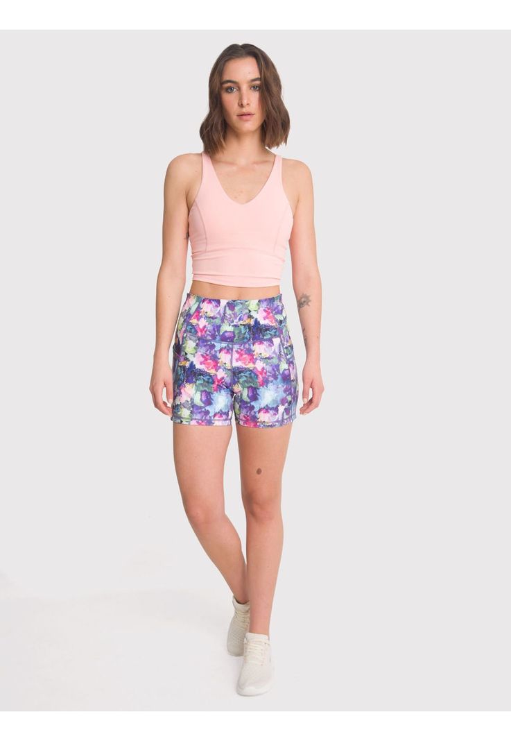 Short deportivo Mujer Soma Morado-0