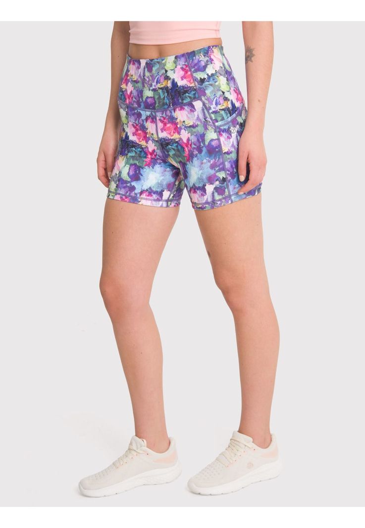 Short deportivo Mujer Soma Morado-1
