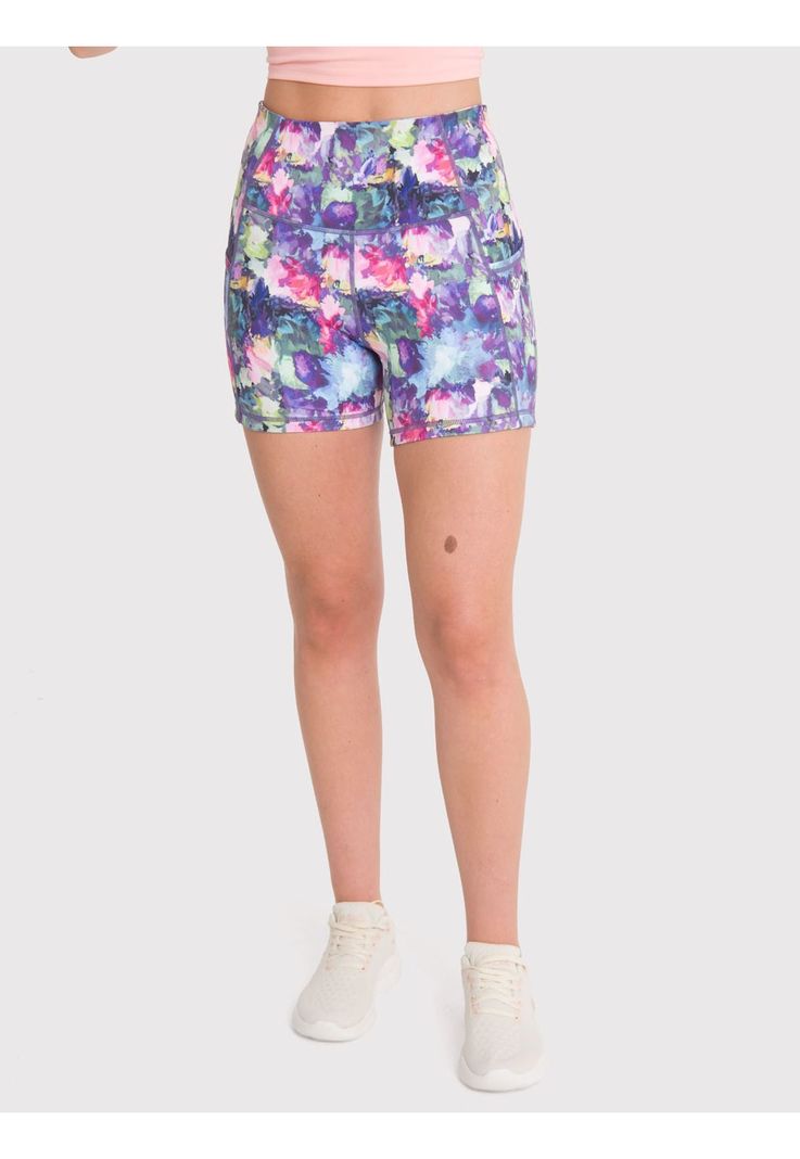 Short deportivo Mujer Soma Morado-3