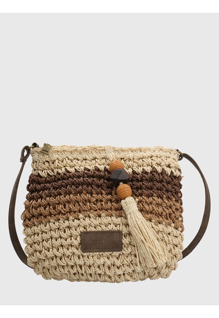 Cartera Sea Cross Beige Mujer-0