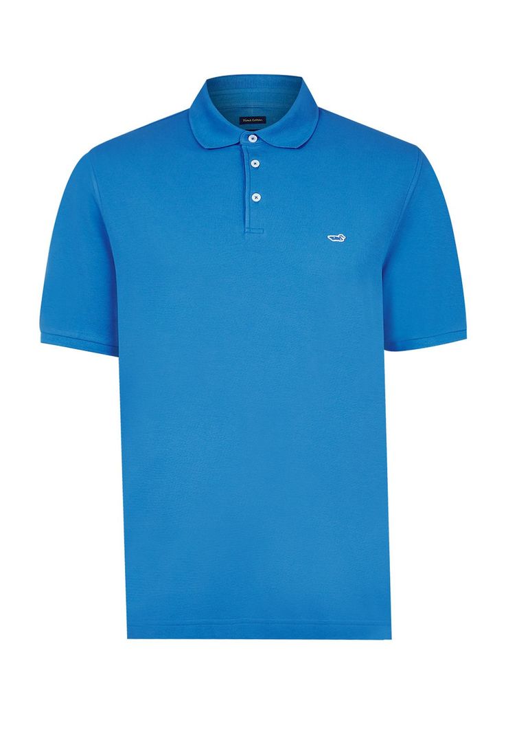Polera Algodón Orgánico Azul Newmitchel Hombre -0