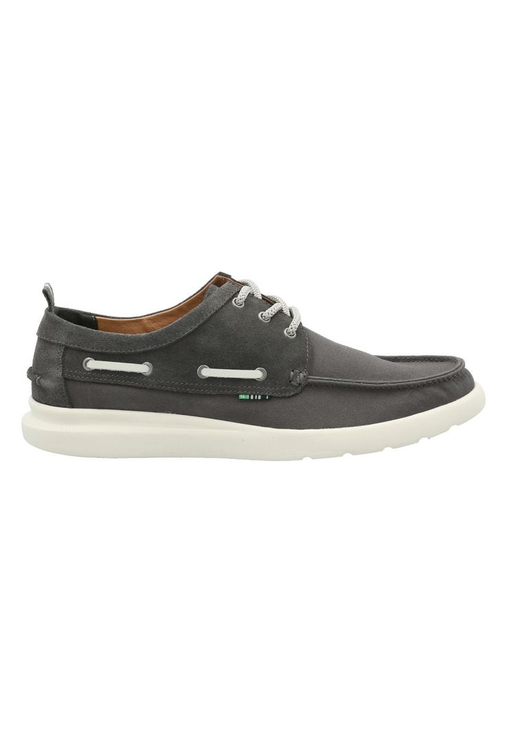 Mocasín Cuero Hombre Gaston Gris -0
