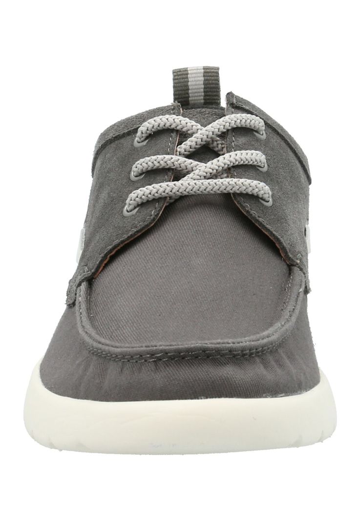 Mocasín Cuero Hombre Gaston Gris -3