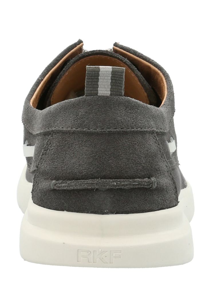 Mocasín Cuero Hombre Gaston Gris -6
