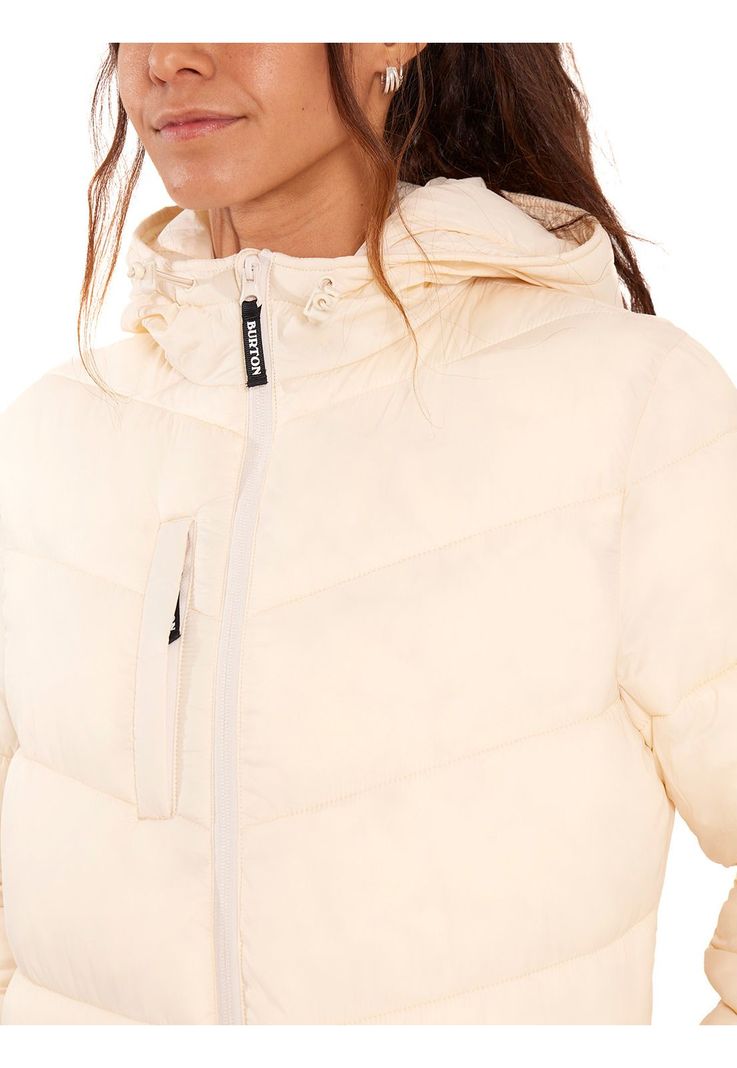 Parka Impermeable Mujer Crema-5