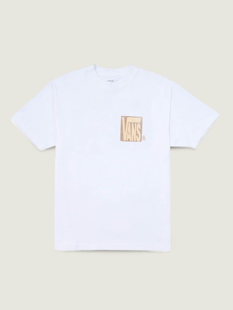 Polera M/C Hombre Stretch Stack Crackl Blanco