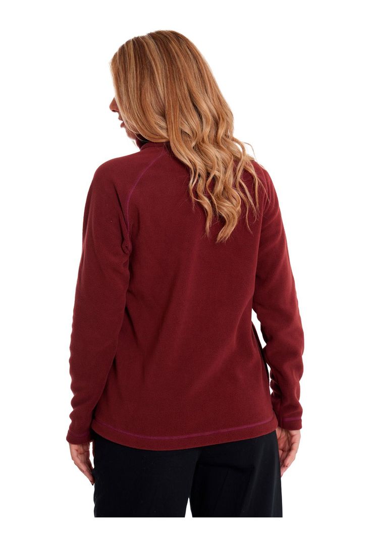 Polar Mujer W Polar Fleece Utility Full ZipRojo-3