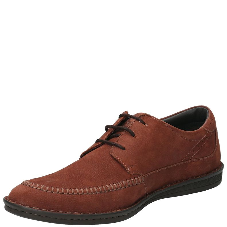 Zapato Cuero Hombre Combe Café-4