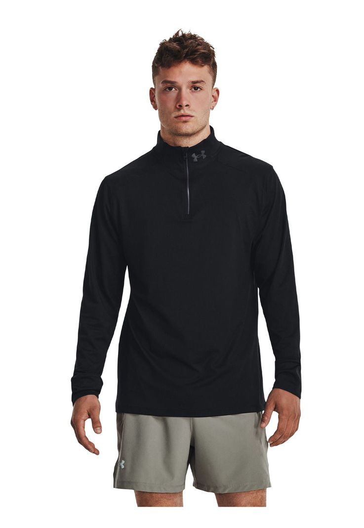 Polerón UA Qualifier Run Negro para hombre-3