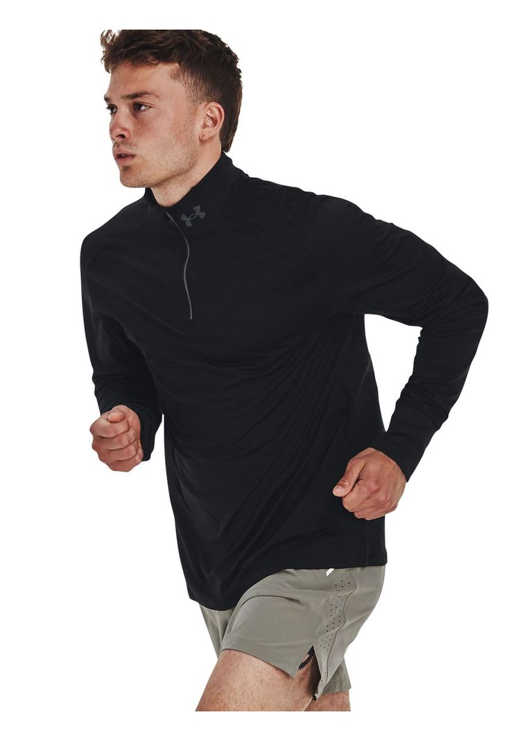 Polerón UA Qualifier Run Negro para hombre-5